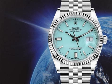 tiffany blue rolex datejust